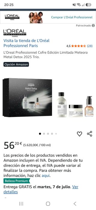Pack L'Oréal Metal Detox Anti-breakage