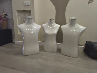 3 Maniquíes Torso Mujer y hombre Nuevos