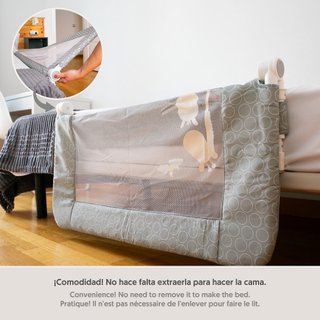 2 Interbaby Barrera Cama Abatible 90 cm Jirafa