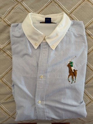 Camisa Polo Ralph Lauren Rayas Azules