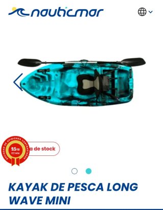 Kayak rígido 1 persona