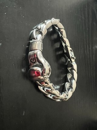 Pulsera estilo boxeo plata