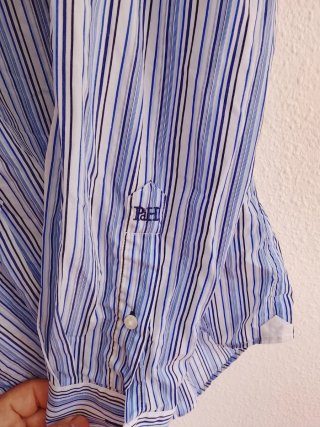 Camisa P.H. Rayas Azul Talla M