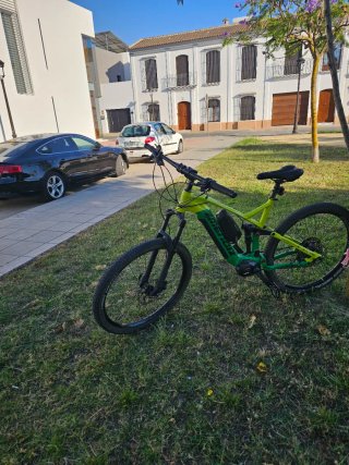 Bicicleta Montaña Doble Suspensión Eléctrica