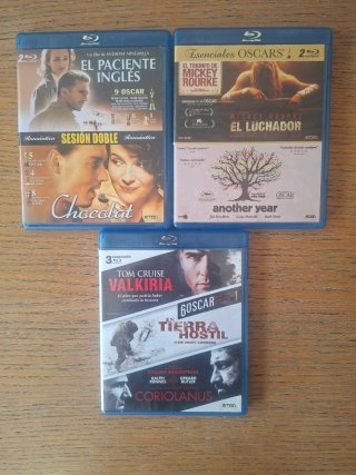 Lote 7 Películas Blu-ray Drama/Guerra/Romance