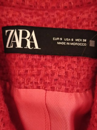 Abrigo Zara Fucsia