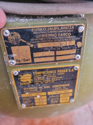 Compresor de aire Puskas