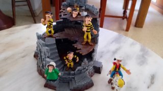 Figuras Lucky Luke y Hermanos Dalton