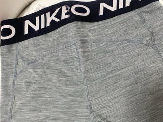 Mallas Nike Pro Grises Mujer Talla m