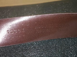 Cinturón de piel hombre