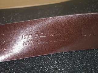 Cinturón de piel hombre