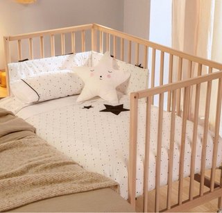 Cuna MICUNA evolutiva de madera con colchón