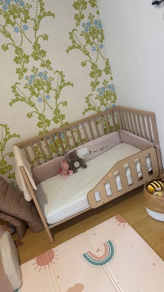 Cuna MICUNA evolutiva de madera con colchón