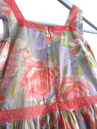 Vestido floral niña 6 años