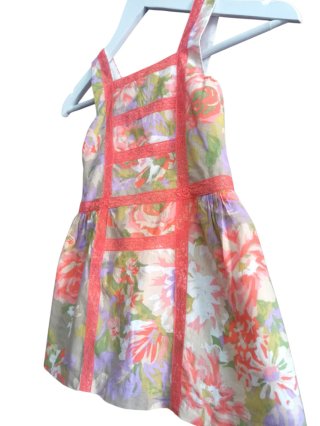 Vestido floral niña 6 años