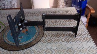 Soporte TV pared negro
