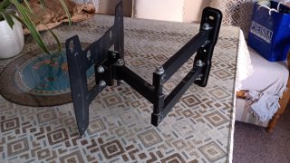 Soporte TV pared negro