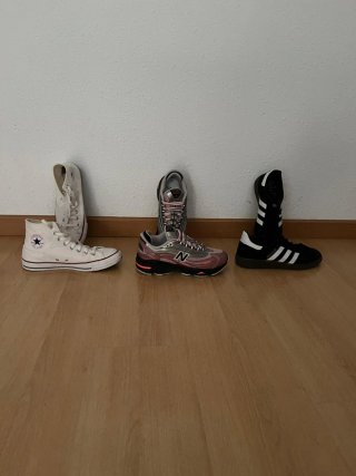 Converse New balance Adidas