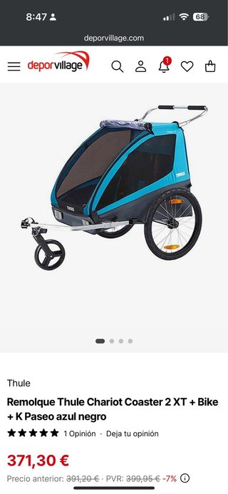 Remolque de bici Thule