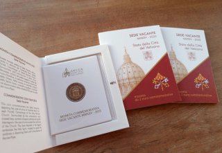 2€ Vaticano 2025 Sede Vacante