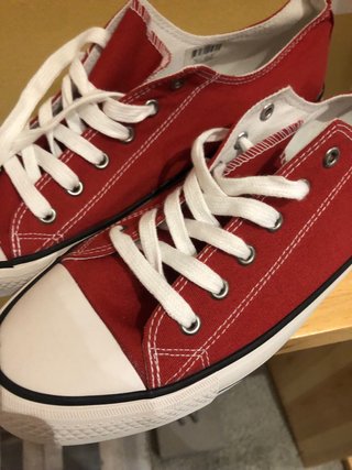 Zapatillas Tela Rojas (lookalike) Talla 44