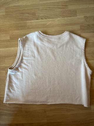 Camiseta sin mangas rosa