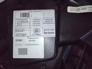ELEVALUNAS DELANTERO DERECHO MERCEDES-BENZ CLASE GLE (BM 292) COUPE A1669060301