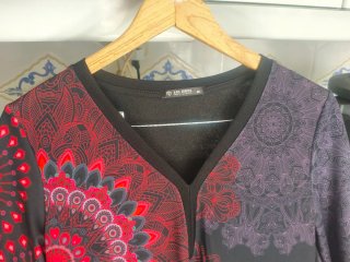 Vestido 101 IDEES estampado mandala
