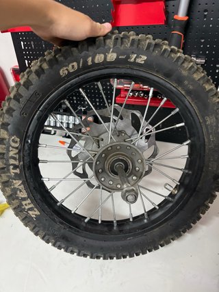 Rueda moto infantil 50cc 12 pulgadas