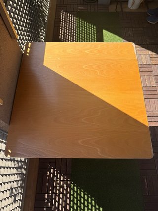 Mesa plegable de madera Roble Medidas 70cm x 70cm