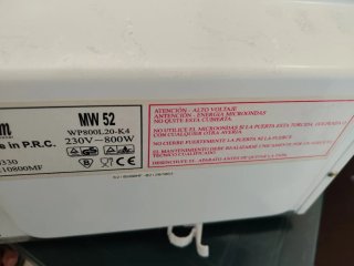 Microondas blanco Lem
