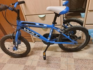 Bici infantil WST azul 16 pulgadas