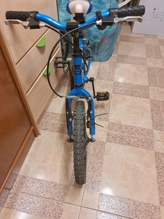 Bici infantil WST azul 16 pulgadas