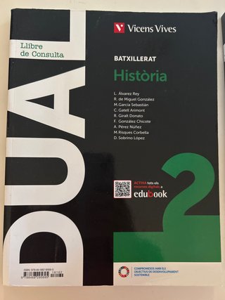 Història, 2 Batxillerat, Dual Quadern d'activitats