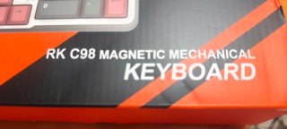 Teclado Royal Kludge C98 Gris/Rojo
