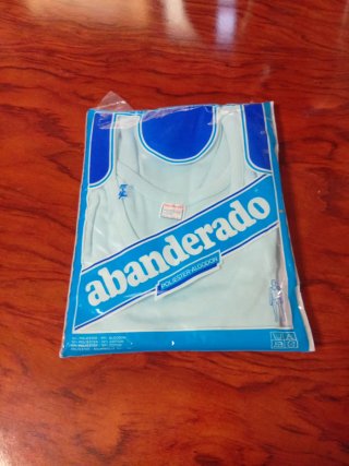 Camiseta interior caballero tirantes azul cielo M