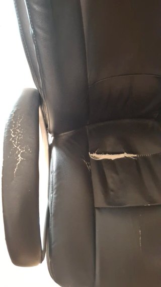 Silla de oficina negra