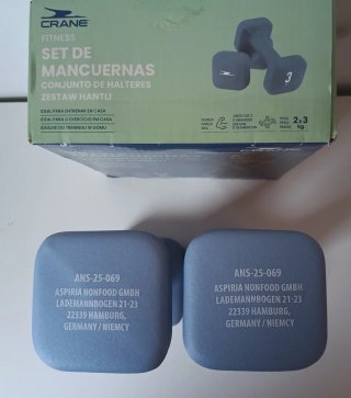 Mancuernas 3kg - Pack de 2