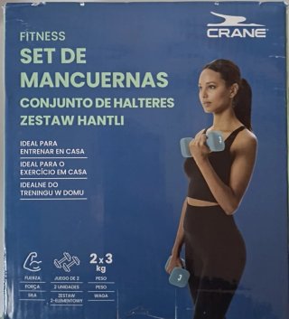 Mancuernas 3kg - Pack de 2