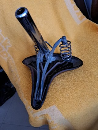 Sillín de bicicleta Orbea Cuero  Años 60