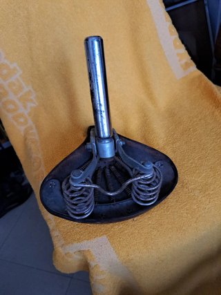 Sillín de bicicleta Orbea Cuero  Años 60