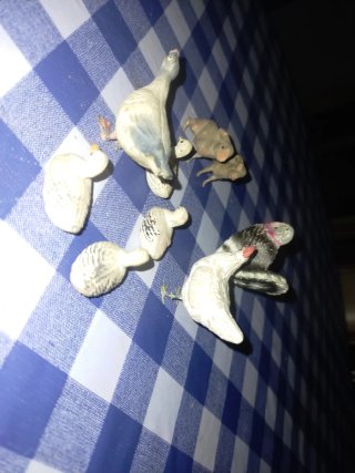 Figuras barro belen antiguas