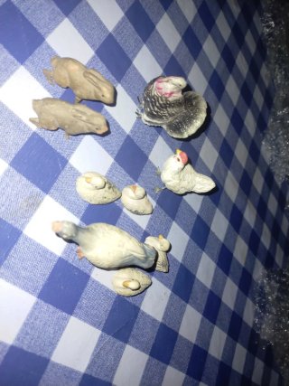 Figuras barro belen antiguas
