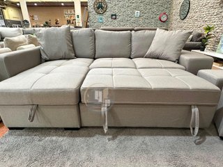 SOFA CAMA CHAISE LONGUE Y 2 PUF