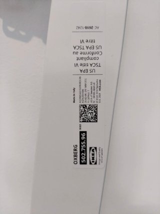 2x Puertas Madera Oxberg Ikea