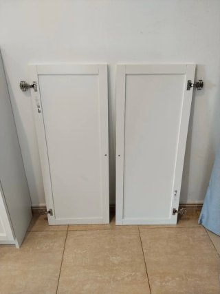 2x Puertas Madera Oxberg Ikea