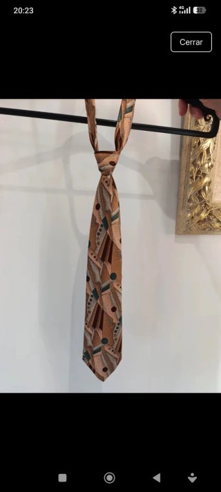 Corbata de hombre con estampado abstracto