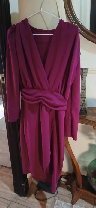 Vestido morado elegante