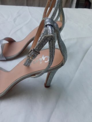 Zapatos de tacón Gina plateados