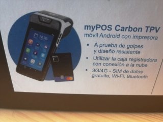 NUEVO TPV myPOS Carbon Android e Impresora